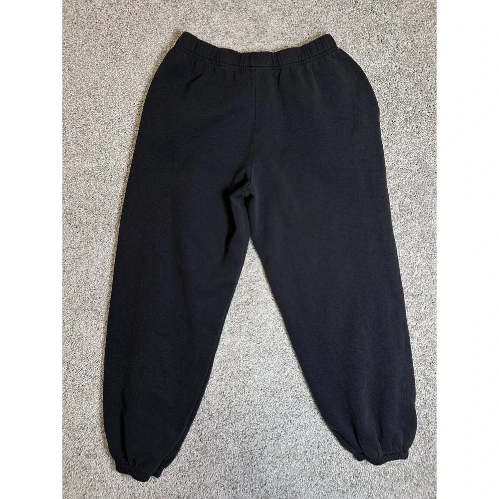 Levi's Black Fleece Jogger‎ Sweatpants Women's Small Elastic Waist Pockets